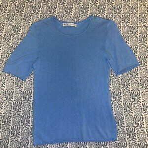 Zara Blue Women's Blouse